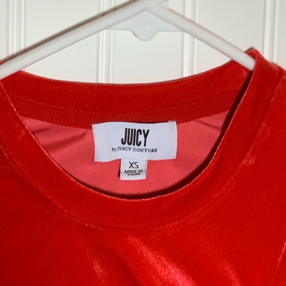 JUICY BY JUICY COUTURE JUNIOR WOMEN'S RED DRESS SIZE X-SMALL NWT - Picture 5 of 10